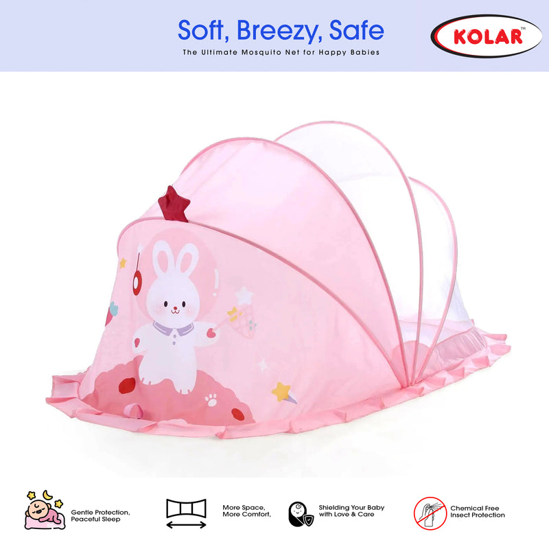 Printed Bottomless Mosquito Net For Babies