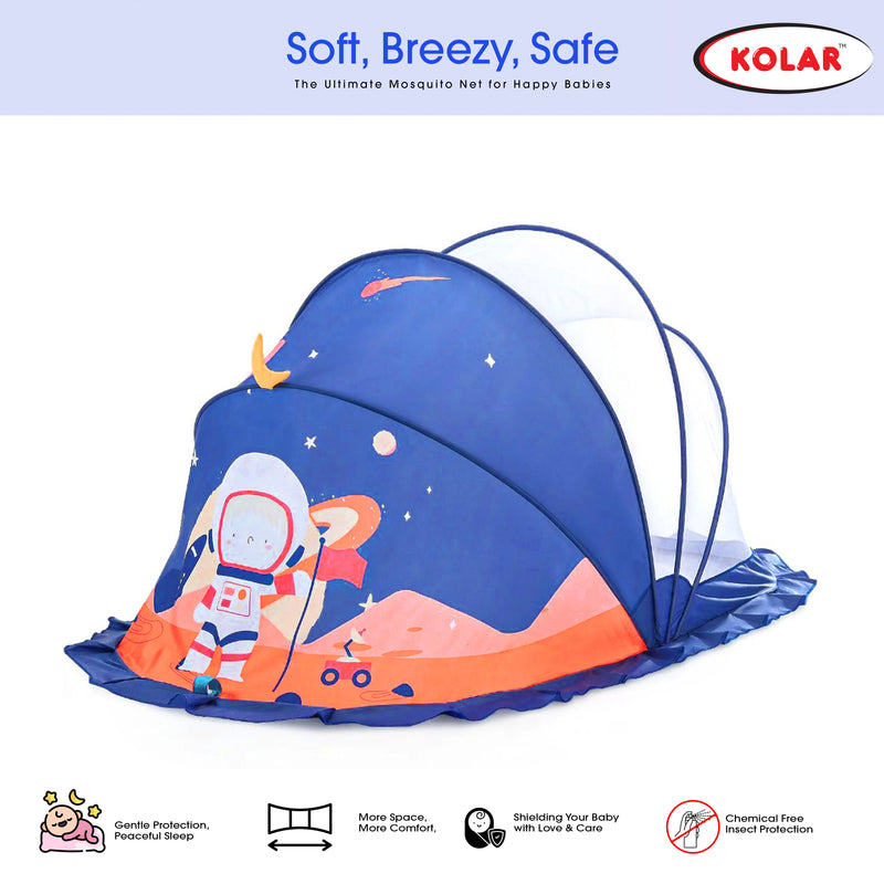 Printed Bottomless Mosquito Net For Babies