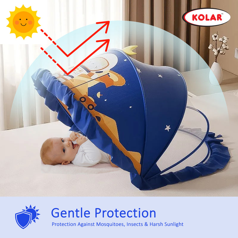 Printed Bottomless Mosquito Net For Babies