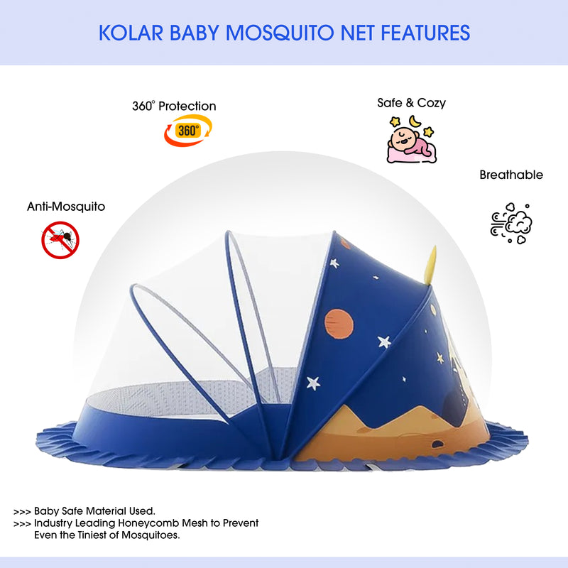 Printed Bottomless Mosquito Net For Babies
