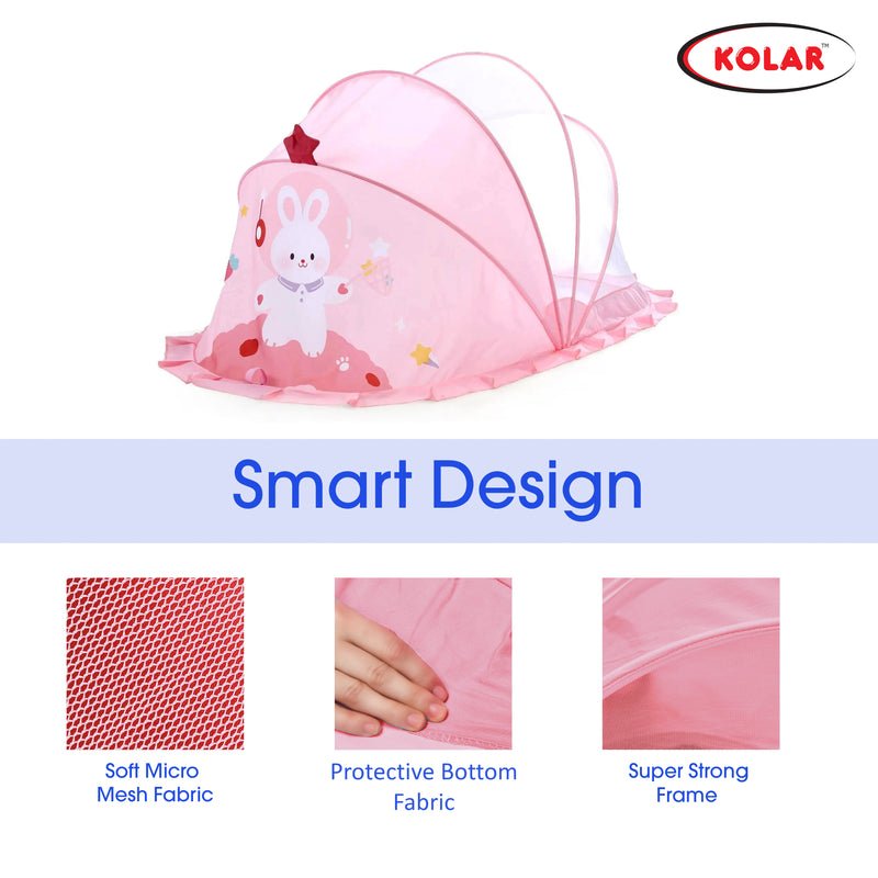 Printed Bottomless Mosquito Net For Babies