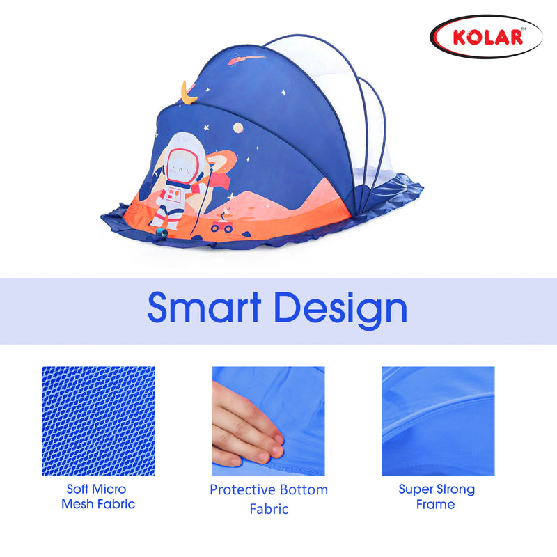 Printed Bottomless Mosquito Net For Babies