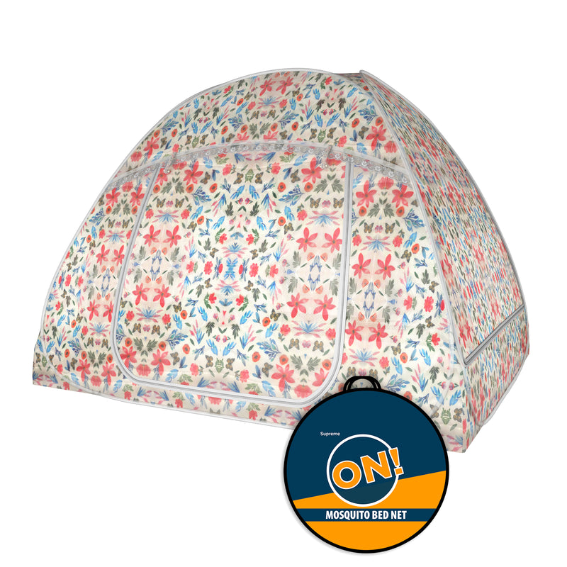 Supreme On! Satin Touch Printed Mosquito Net