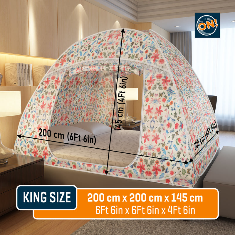 Supreme On! Satin Touch Printed Mosquito Net