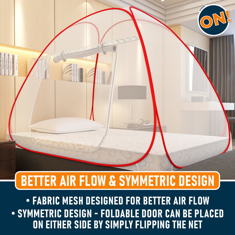 Supreme On! Premium White Single Bed Mosquito Net