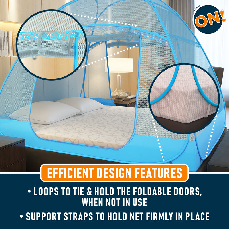 Supreme On! Satin Touch 3-Door Mosquito Net