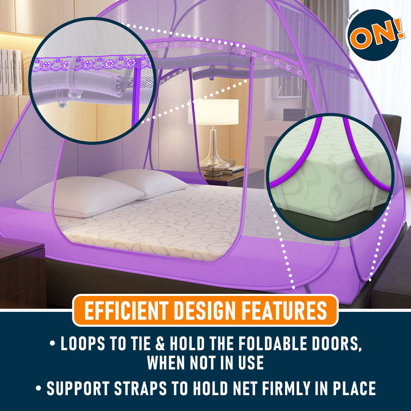Supreme On! Satin Touch 3-Door Mosquito Net