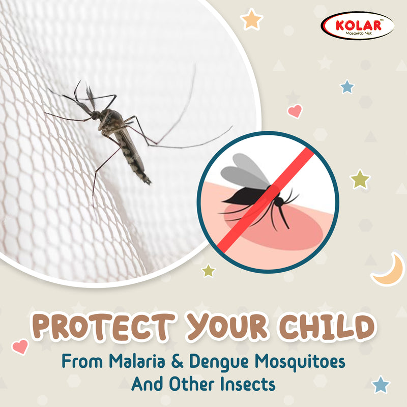 Anti-Bug Foldable Crib Net For Babies
