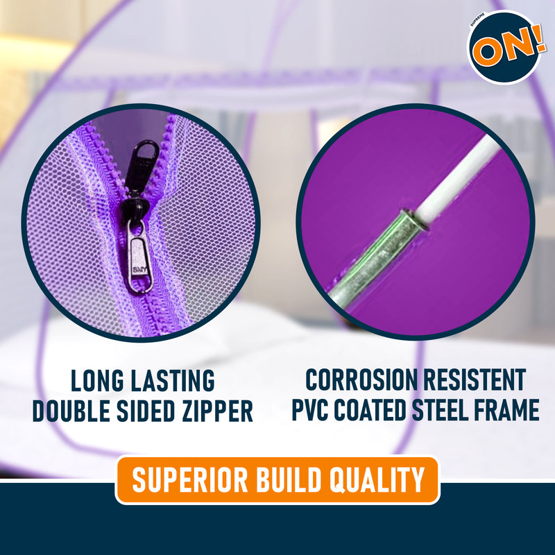 Supreme On! Satin Touch 3-Door Mosquito Net