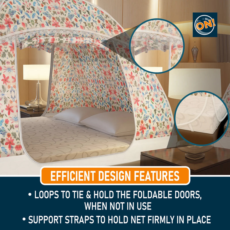 Supreme On! Satin Touch 3-Door Mosquito Net